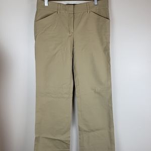 Theory Khaki Croped Trousers